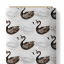Премиум Хлопок , Лебеди белый и коричневый t('фото') 2569